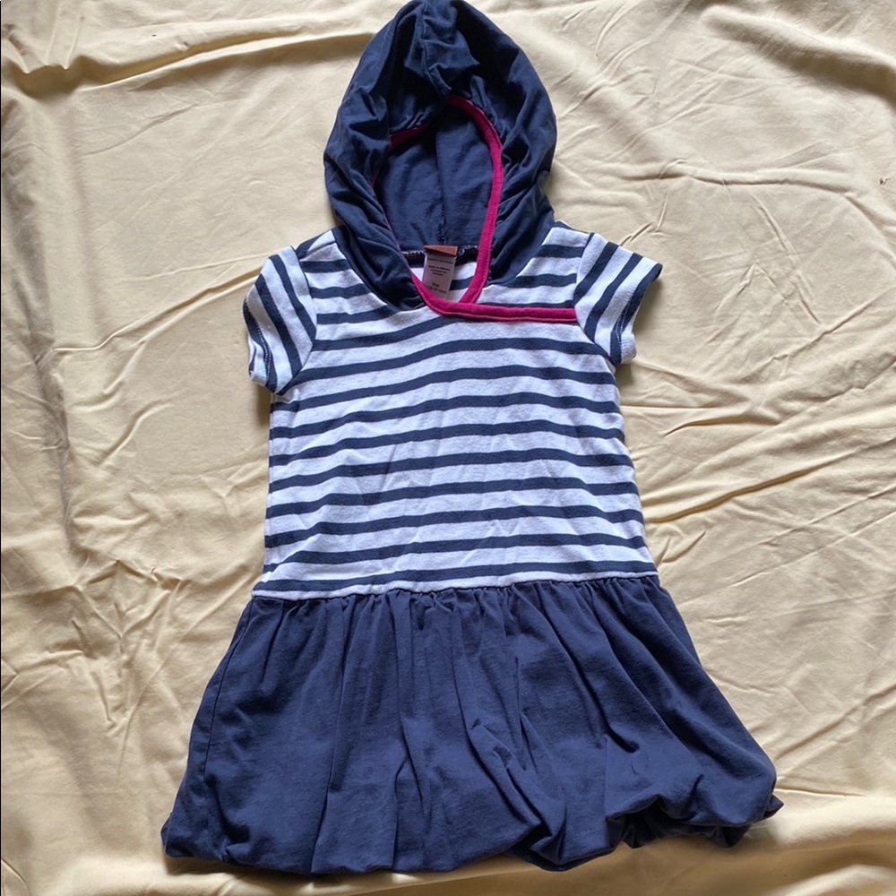 Tea Collection Blue and White Casual Dress